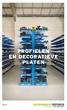 profielen en decoratieve platen