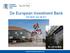 Nu ook in NLD European Investment Bank Group