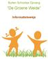 Buiten Schoolse Opvang. De Groene Weide. Informatieboekje
