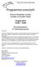 Programma overzicht. Groene Straatdag voorjaar Jordaan & Gouden Reael. 19 april 2015 12:00 16:00. Noorderspeeltuin 2 e lindendwarsstraat