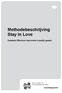 Methodebeschrijving Stay in Love. Databank Effectieve interventies huiselijk geweld