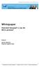 Whitepaper. Hoeveel bespaart u op de WGA premie? Auteur: Sunny Sharma Human Capital Scan. whitepaper:*hoeveel*bespaart*u*op*uw*wga*premie?