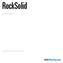 RockSolid. by XSPlatforms. Aanvullende informatie voor partners