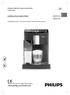 HD8828 HD8834 GEBRUIKSAANWIJZING. www.philips.com/welcome. Volautomatische espressomachine 3100 serie