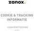 COOKIES EN TRACKING BIJ ZANOX