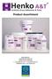 Product Assortiment Henko A&T B.V.