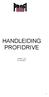 HANDLEIDING PROFIDRIVE