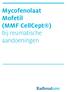 Mycofenolaat Mofetil (MMF CellCept ) bij reumatische aandoeningen