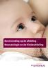 Borstvoeding op de afdeling Neonatologie en de Kinderafdeling
