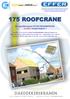 175 ROOFCRANE. De goedkoopste EFFER KRAANTRUCK