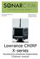 9120 Kallo www.sonarcom.be +32 474 727 135. Lowrance CHIRP X-series. Handleiding draadloze dieptemeter Dualscan module