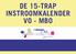 DE 15-TRAP INSTROOMKALENDER VO - MBO
