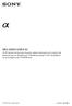 NEX-3/NEX-5/NEX-5C A-DRG-100-72(1) 2010 Sony Corporation