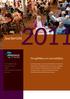 Jaarbericht. Terugblikken en vooruitkijken. 2011: Verandering en oogst 2. In de eerste maanden van het jaar maakt Malderburch Centrum voor