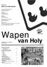 Wapen. van Holy. ... modderig sokkenspel en een glibberige zeephelling >> 3. Scouting Allart van Heemstede. JAARGANG 06/07 NUMMER 1 September 2006