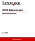 X125 Alles-in-één. Referentiehandleiding. juni 2002. www.lexmark.com