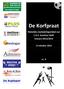 De Korfpraat. Wekelijks mededelingenblad van C.K.V. Excelsior Delft Seizoen 2013/2014. 12 oktober 2013. nr. 9