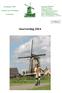 Jaarverslag 2014. Stichting VWN. Vrienden van de Windlust. te Nootdorp 15-VWN-025