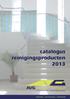 catalogus reinigingsproducten 2013 & professionele schoonmaakproducten Reiniging - Bescherming - Onderhoud