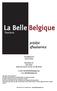 E-mail: info@labellebelgique.be www.labellebelgique.be