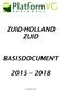 ZUID-HOLLAND ZUID BASISDOCUMENT