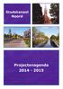 Programma / Projectenagenda Stadskanaal Noord 2OL4-2OLs. Programma Stadskanaal Noord