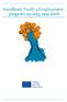 Handboek Youth 2 Employment - jongeren op weg naar werk