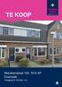 TE KOOP. Molukkenstraat 103, 7512 XP Enschede. Vraagprijs 109.500,- k.k.