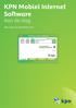 KPN Mobiel Internet Software Aan de slag. Mac versie 3.0, November 2011