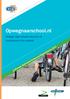 Opwegnaarschool.nl. Veiliger naar school: educatie & onderzoek in één pakket