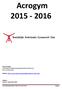 IAcrogym 2015-2016. Samenstelling: Commissie Acrobatische gymnastiek District Mid-West (DTC-AG Mid-West)