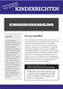 KINDERRECHTEN KINDERMISHANDELING. informatieblad voor jongeren. Kun je je voorstellen?