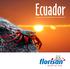 Ecuador. programma van 30 oktober tot 13 november 2015