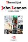 Themalijst John Lennon 1940-1980 Openbare Bibliotheek Kortrijk