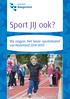 Sportief. Hoogeveen. Sport JIJ ook? Wij zeggen: Het beste sportinitiatief van Nederland 2014-2015!