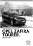 CONSUMENTENPRIJSLIJST OPEL ZAFIRA TOURER.