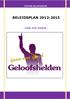 BELEIDSPLAN 2012-2015