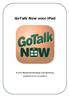 GoTalk Now voor ipad. Korte Nederlandstalige handleiding. aangeboden door www.praatapps.nl