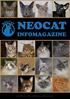 NEOCAT INFOMAGAZINE. sociëteit van kattenliefhebbers