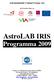 AstroLAB IRIS Programma 2009 2008