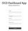 OCD Dashboard App DIGITAAL PROTOTYPE V2. Emailadres. [ID therapeut] Wachtwoord. Bevestig wachtwoord. Login REGISTREER