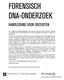 FORENSISCH DNA-ONDERZOEK