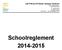 Schoolreglement 2014-2015