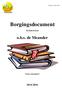Datum: 25-05-2014. Borgingsdocument. Technisch lezen. o.b.s. de Meander. Lezen met plezier
