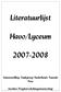 Literatuurlijst. Havo/Lyceum 2007-2008