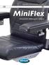 GEBRUIKSAANWIJZING. MiniFlex. Zitsysteem elektrische rolstoel