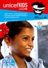 UNICEF stelt voor: de Millenniumdoelstellingen! Maak kennis met onze kids WaSH-ambassadeurs Bezoek het Vredeshuis in Gent