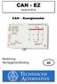 CAN - EZ. CAN Energiemeter. Bediening Montagehandleiding. Versie A2.05 NL