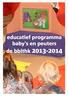 educatief programma baby's en peuters de bblthk 2013-2014