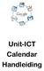 Unit-ICT Calendar Handleiding